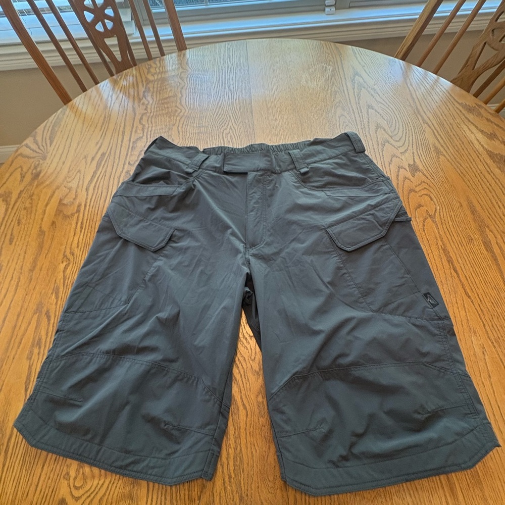Helikon Tex Mens Outdoor Tactical Shorts Cargo Ripstop Stretch Outdoor Gray  38